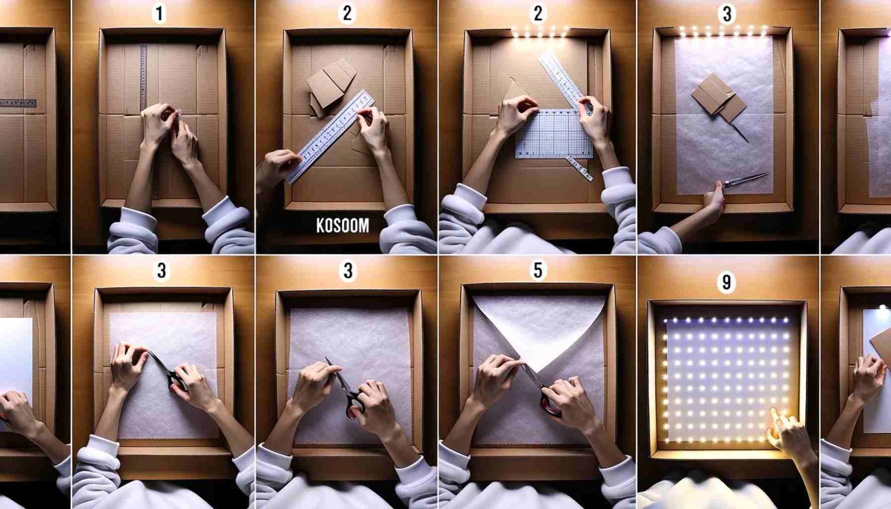 how to make a diy light box