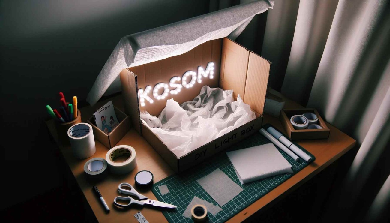 how to make a diy light box
