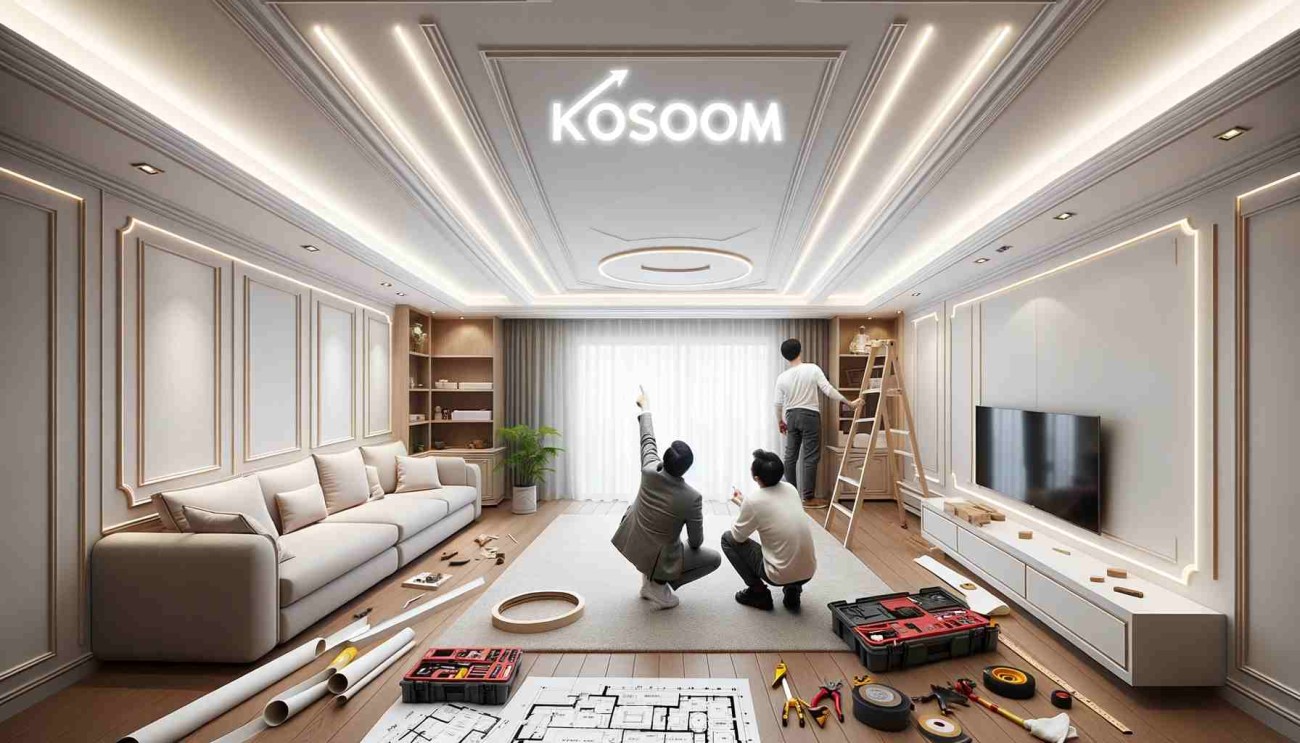 how to fit led coving