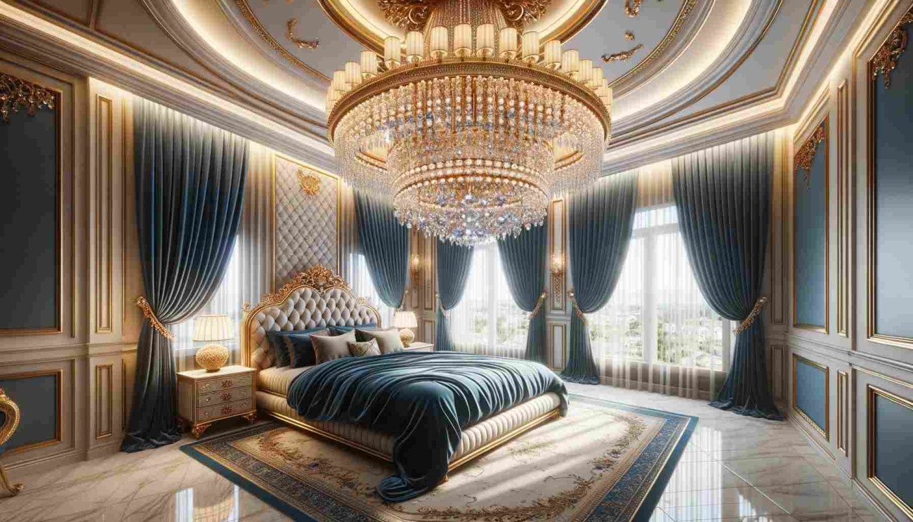 bedroom chandelier ideas
