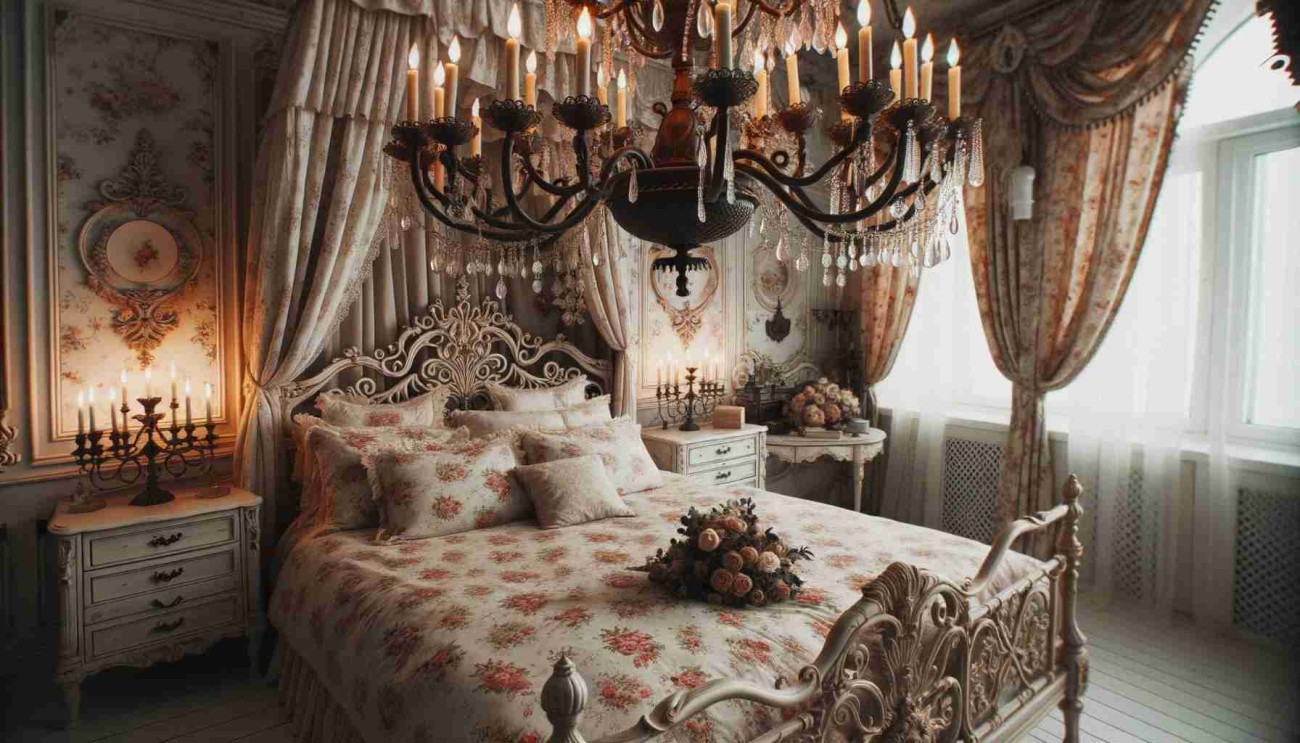 bedroom chandelier ideas