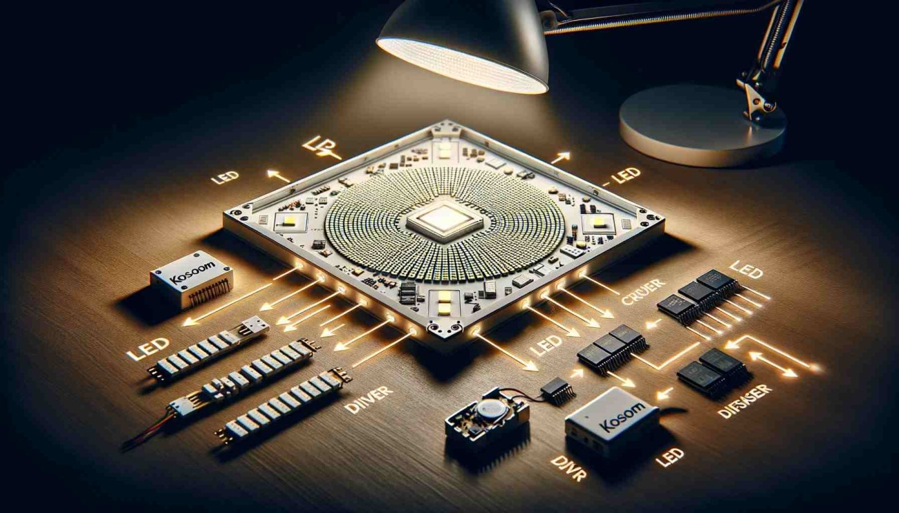 how do led panel lights work