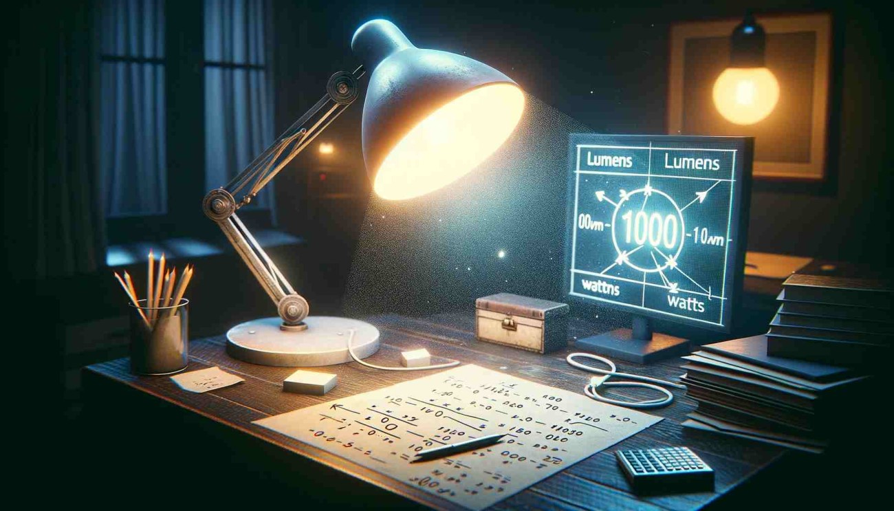how many lumen is a 1000 watt halogen