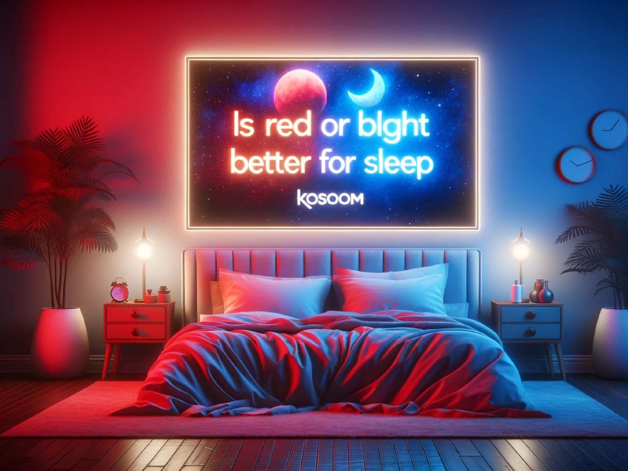 Is Red or Blue Light Better for Sleep