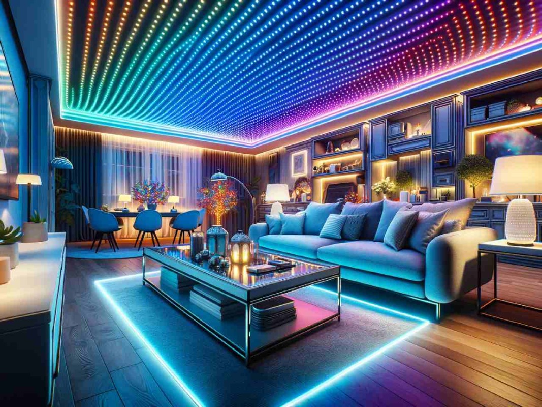 How to Use LED Strip Lights for Home Decoration