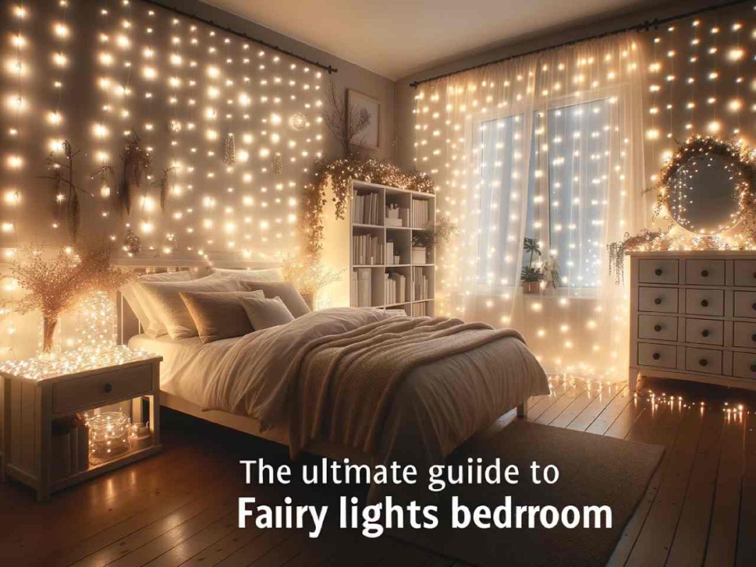 fairy lights bedroom