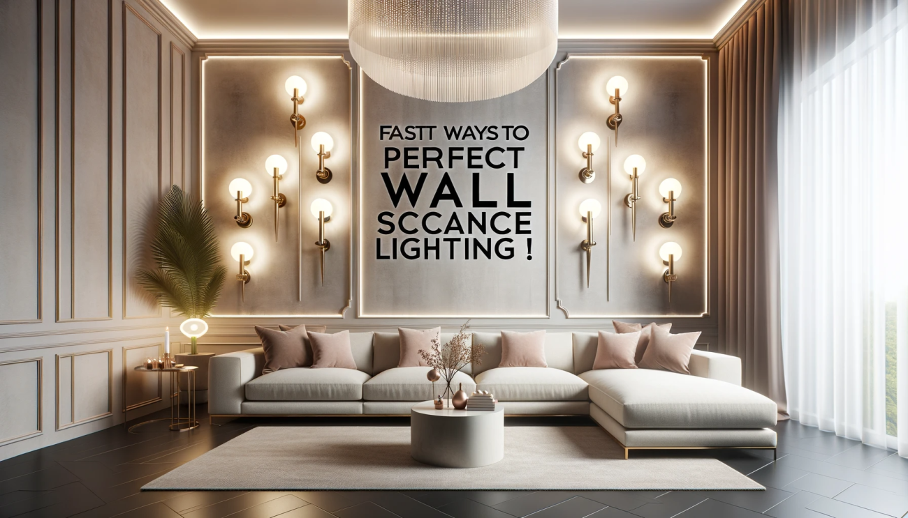 wall sconce lighting
