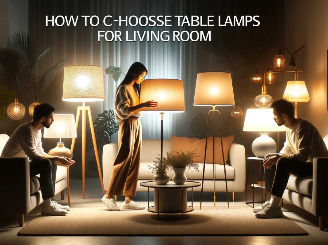How to Choose Table Lamps for Living Room