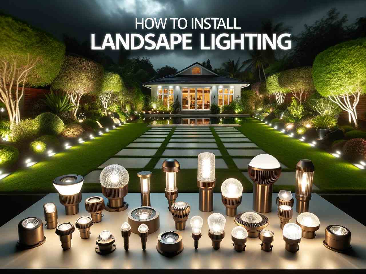 How to Install Landscape Lighting