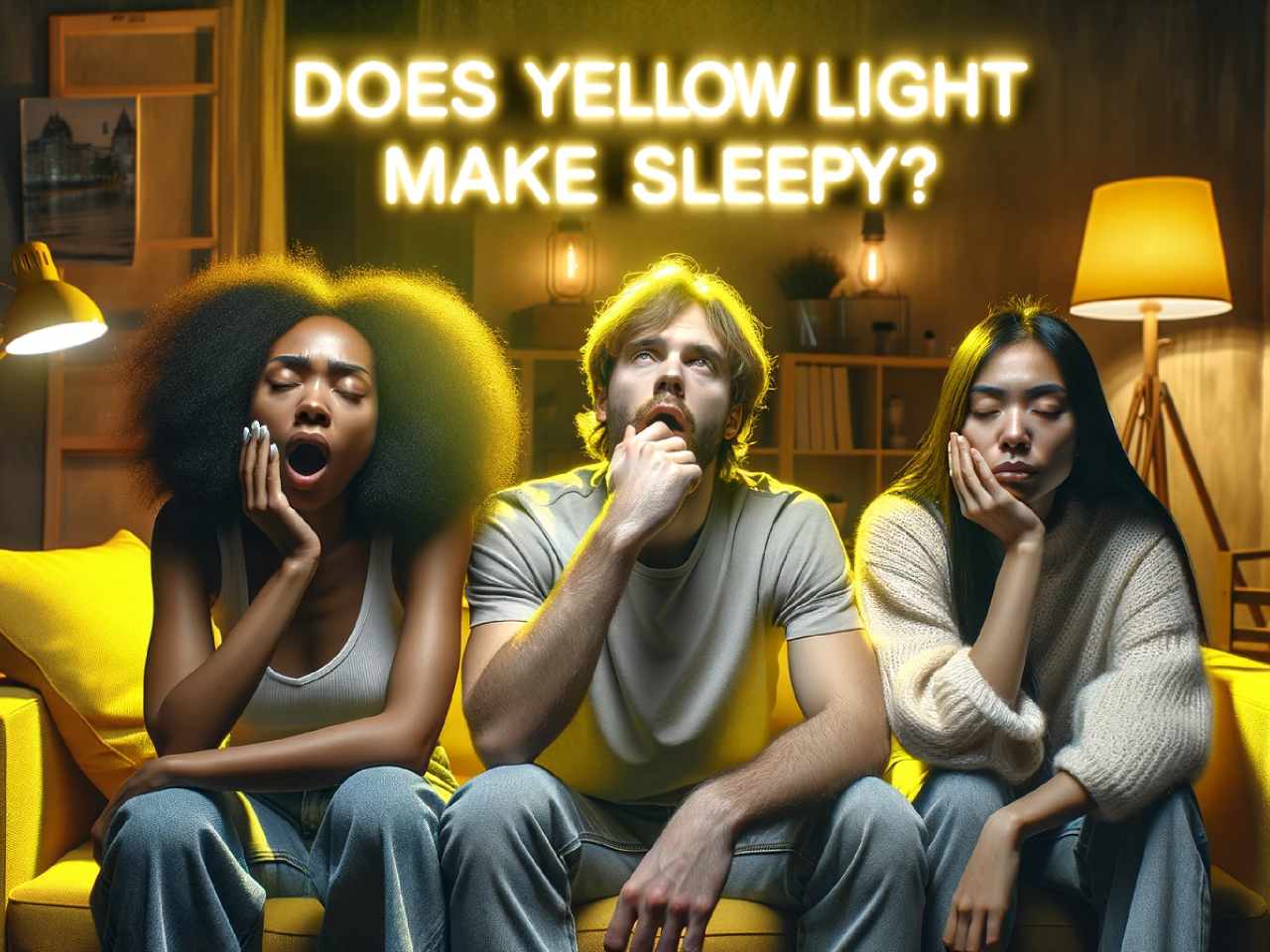 does yellow light make you sleepy