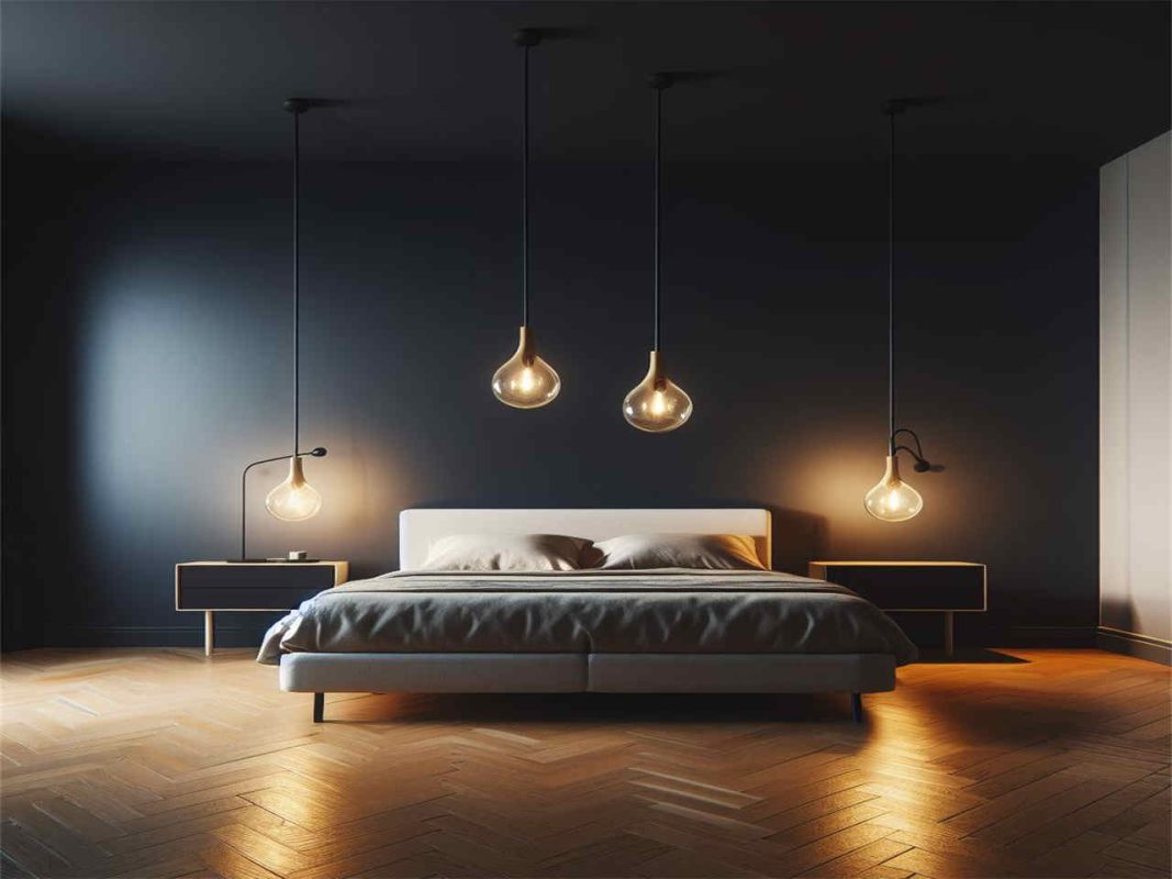 bedroom pendant lights