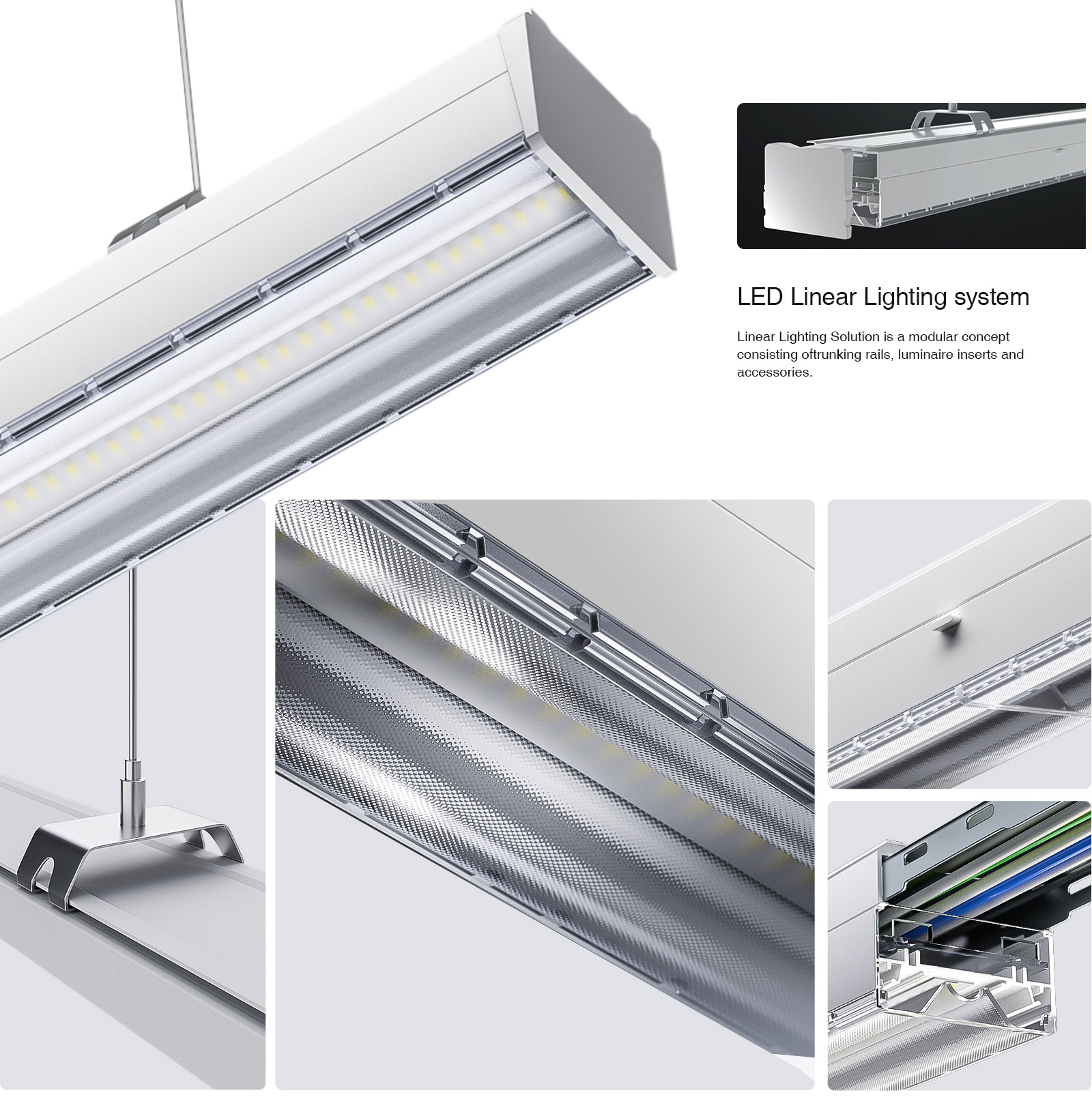 LED Module for LED Linear Lights - Kosoom L0116B-Black LED Linear Light--03