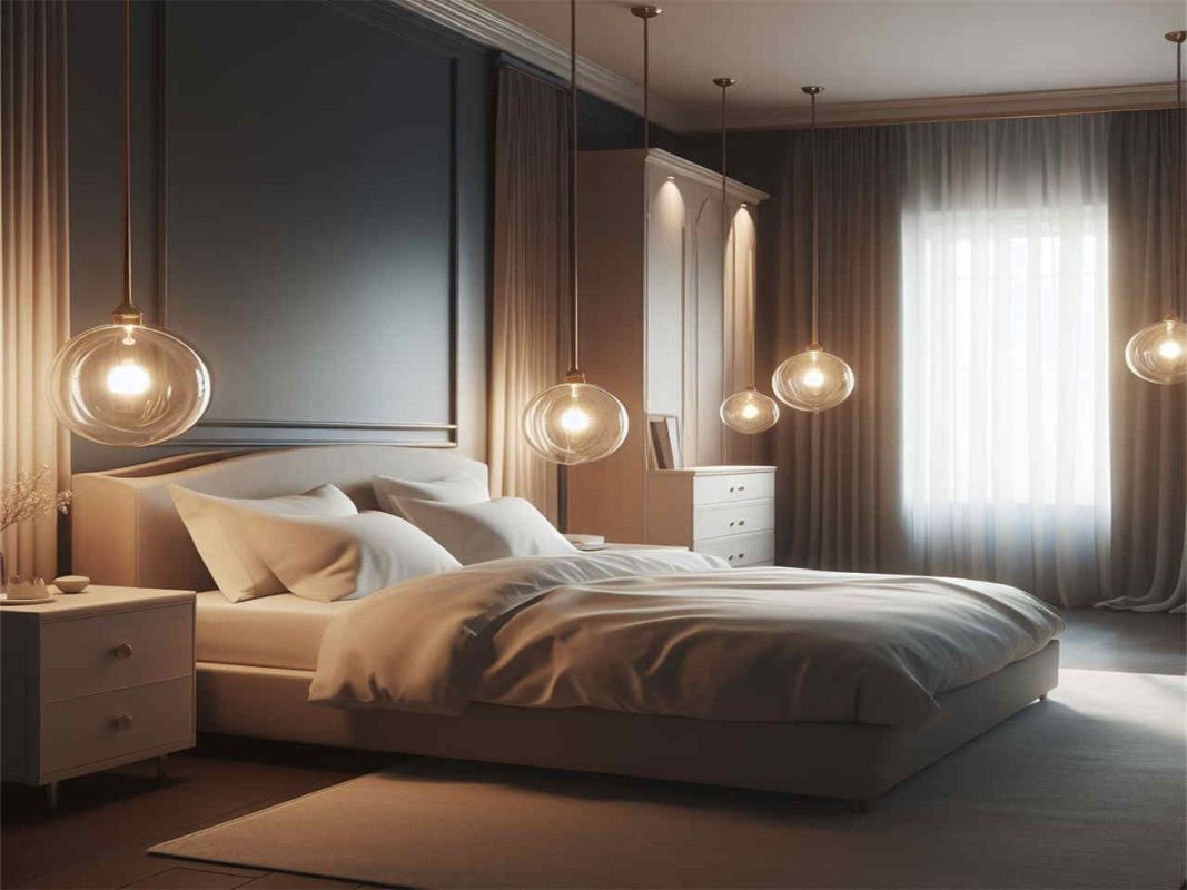 bedroom pendant lights