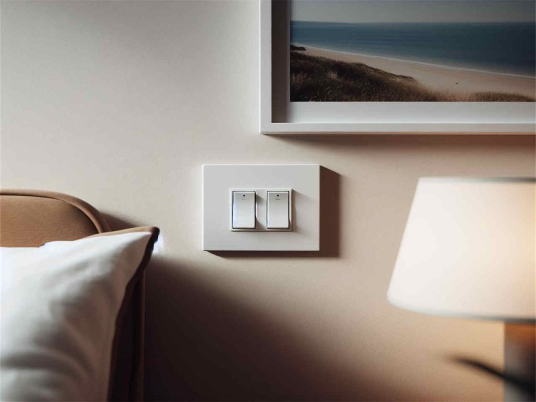 bedroom wall light with switch
