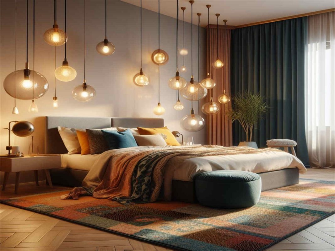 bedroom pendant lights