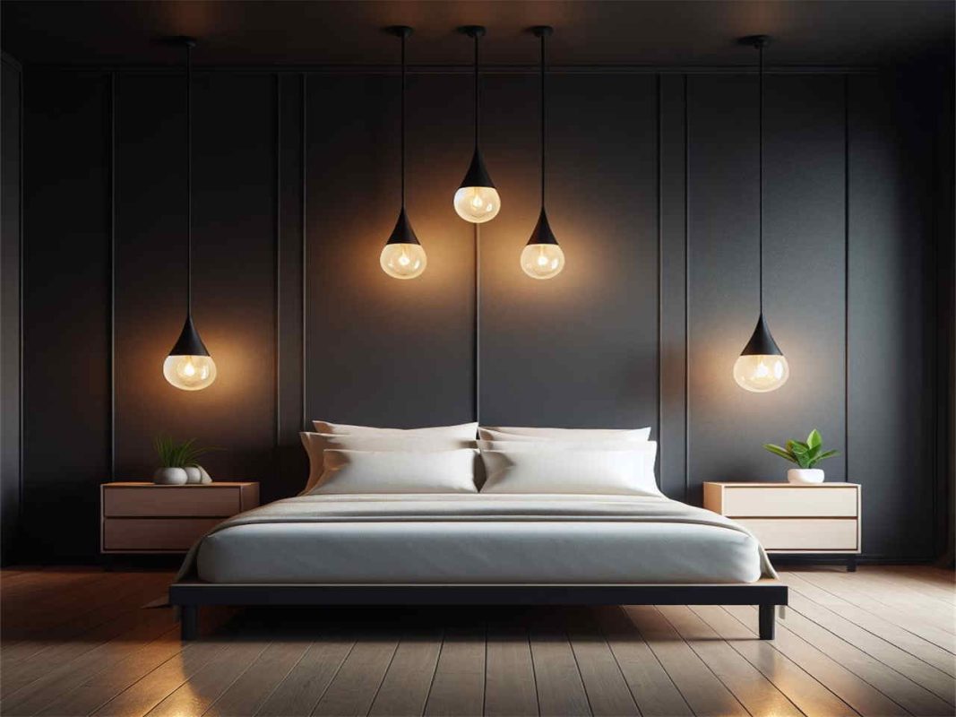 bedroom pendant lights