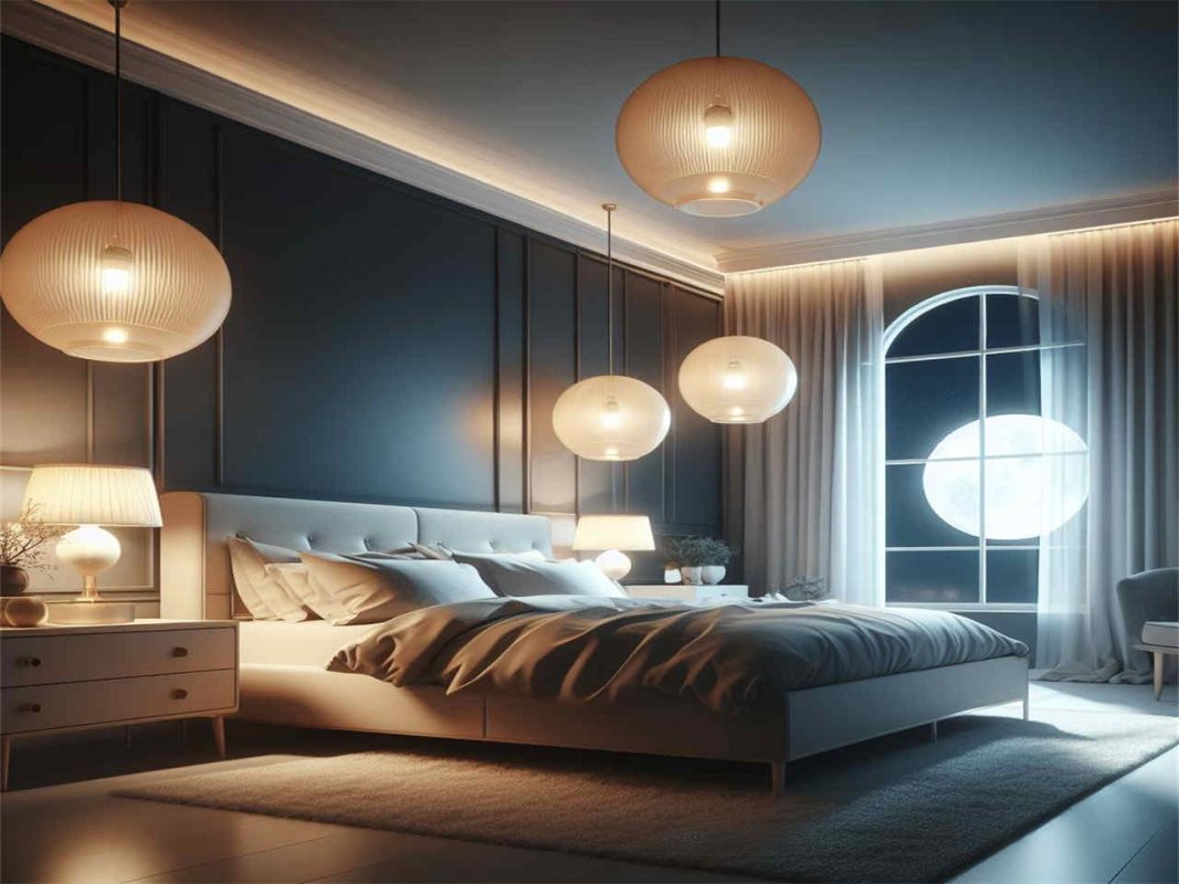 bedroom pendant lights