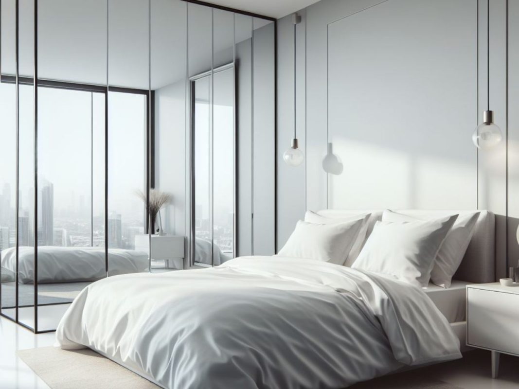 where to put mirror in bedroom for best lighting
