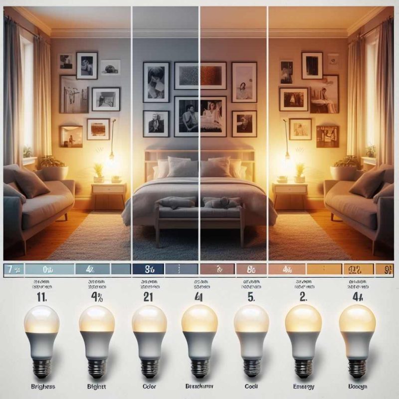 light wattage for bedroom