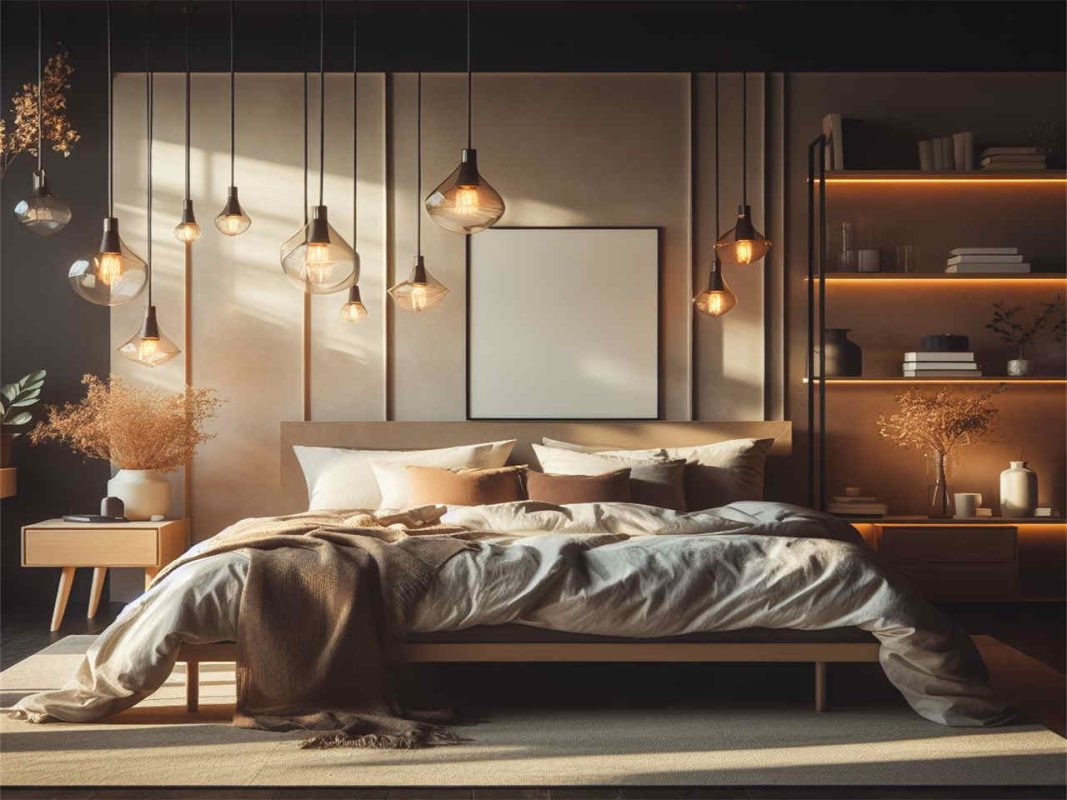 bedroom pendant lights