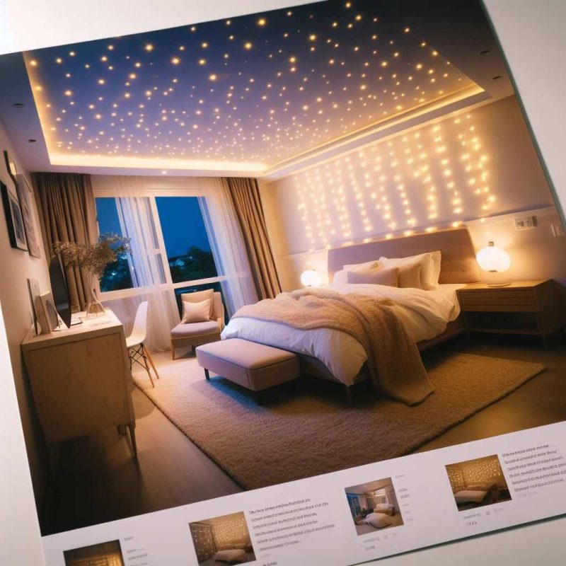 bedroom led lights