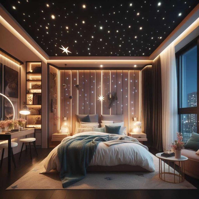 bedroom led lights