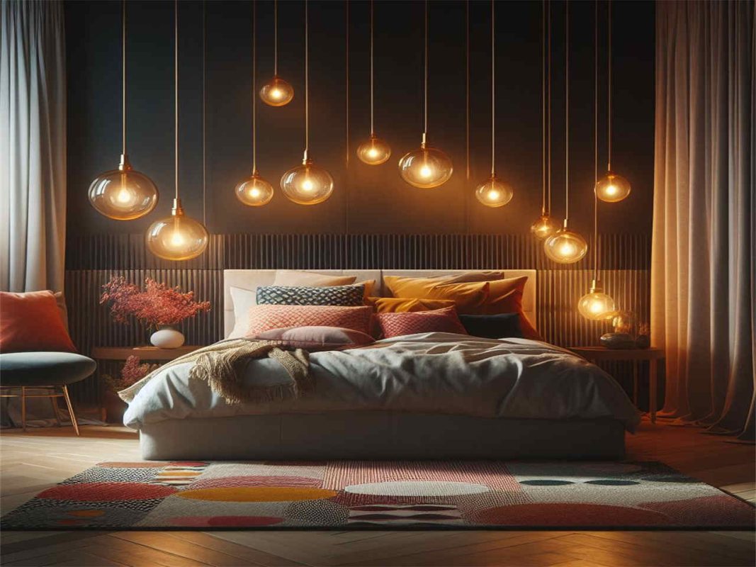 bedroom pendant lights