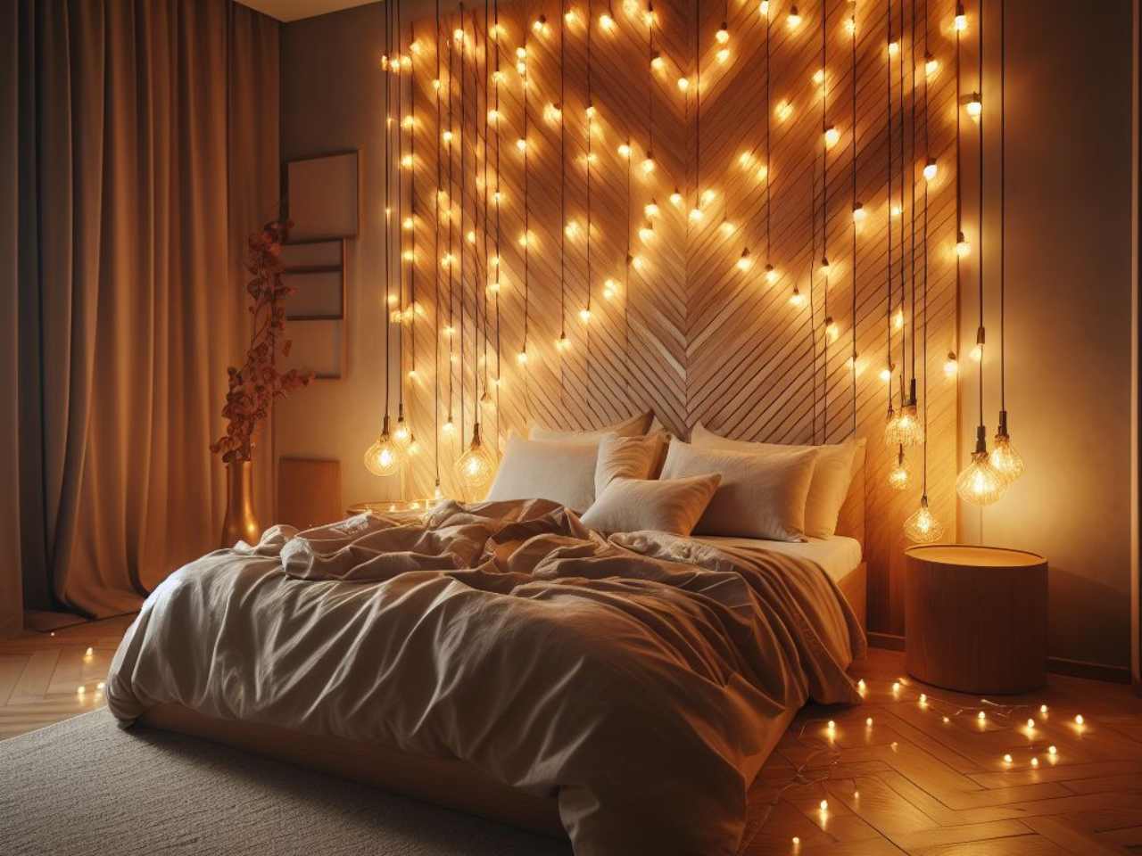 what size led lights for bedroom