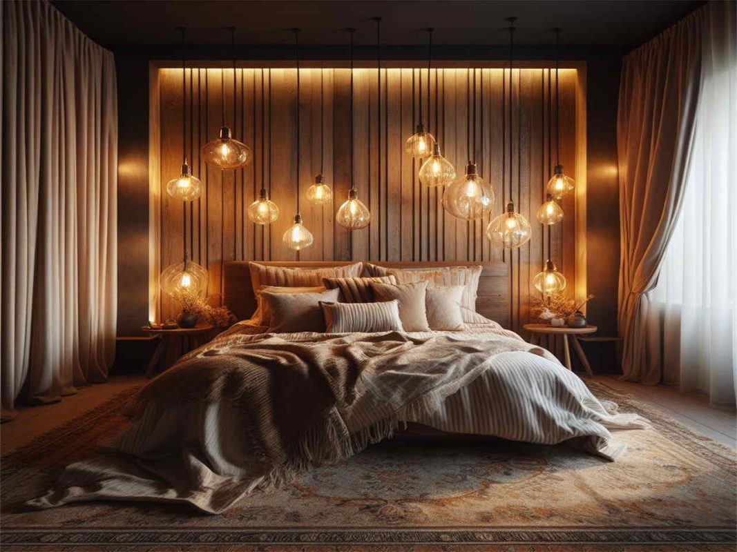 bedroom pendant lights