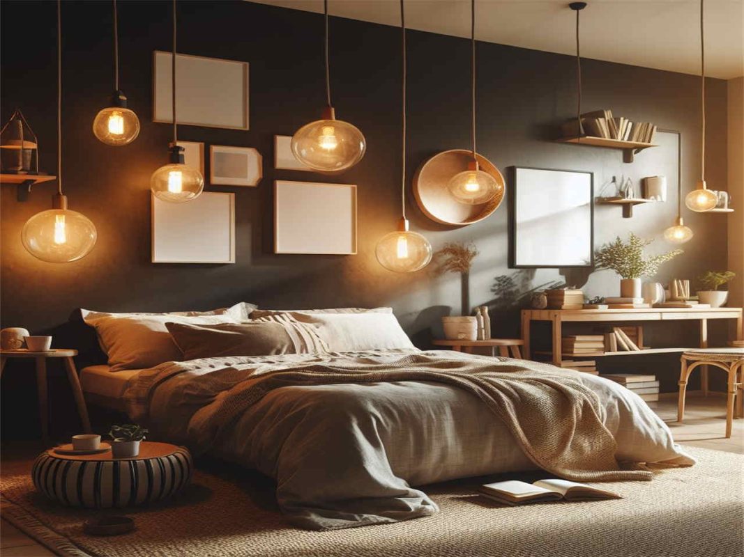 bedroom pendant lights