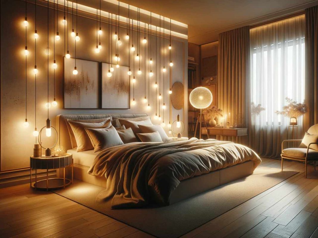 How to Decorate Bedroom with Lights