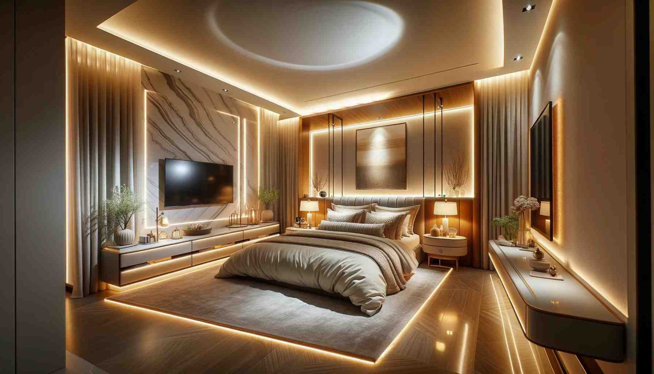 led strip lights for bedroom ceiling