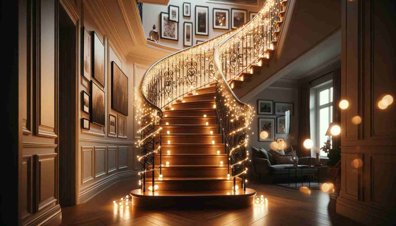 fairy lights for stairs