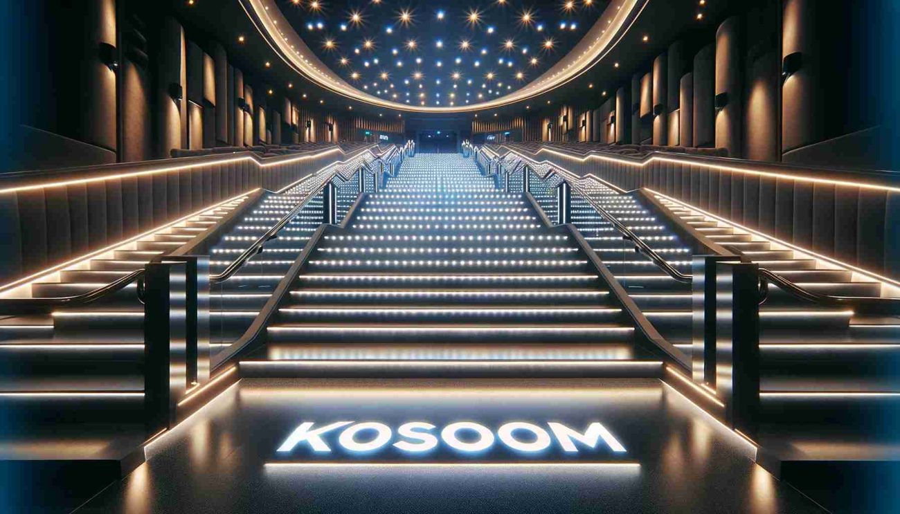 cinema stair lighting