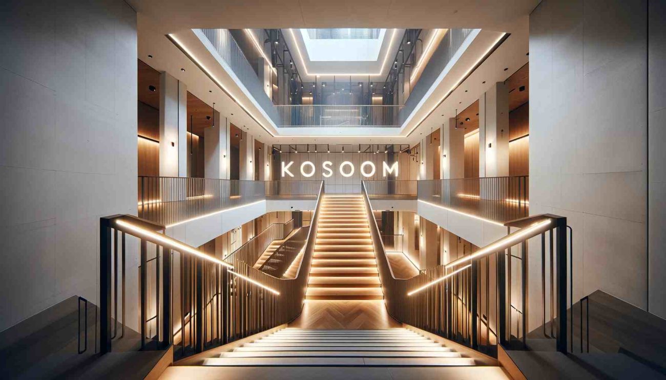 communal stair lighting