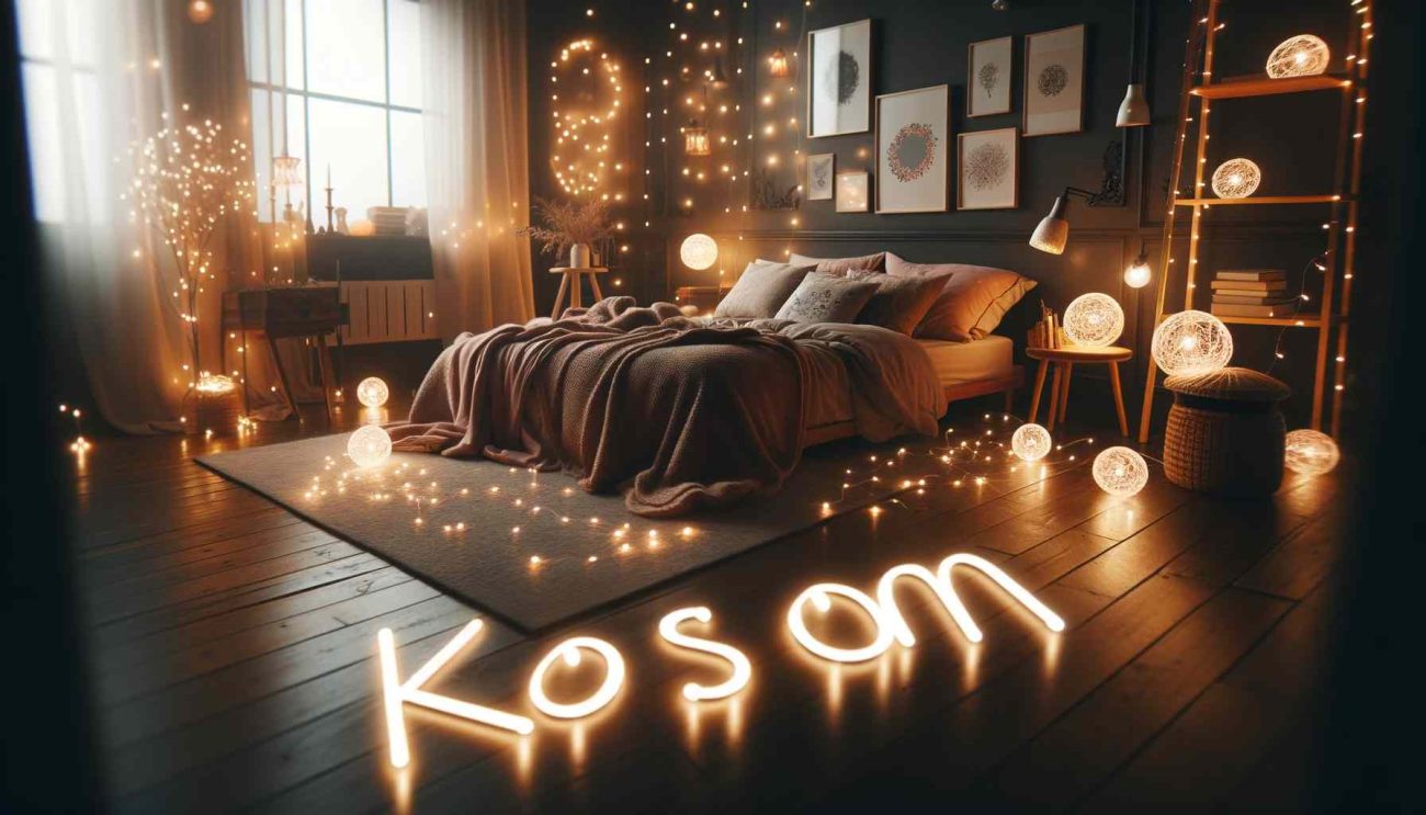 string lights for bedroom