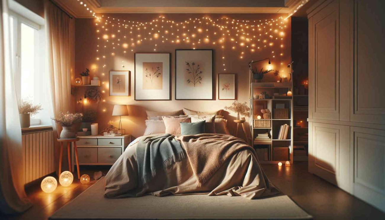 string lights for bedroom