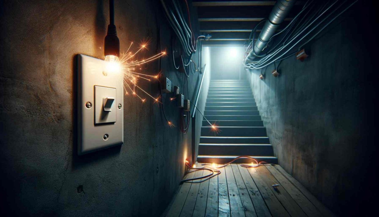 why do the down stairs lights keep tripping