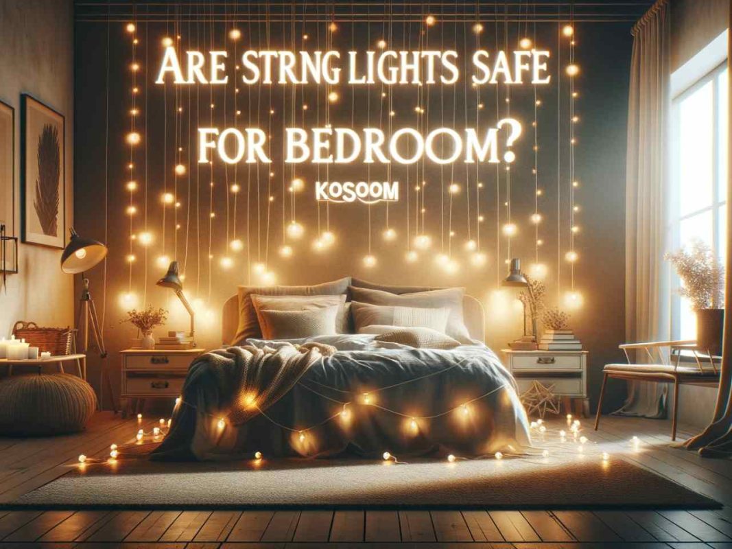 are string lights safe for bedroom