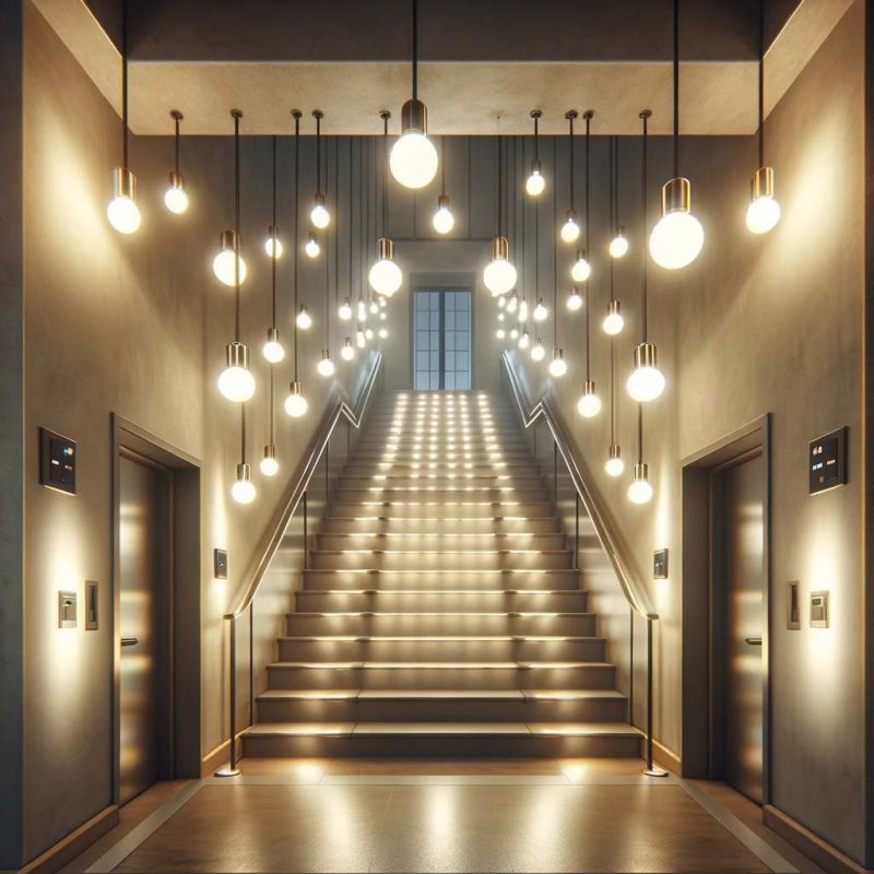 do landords have to provide stair lighting