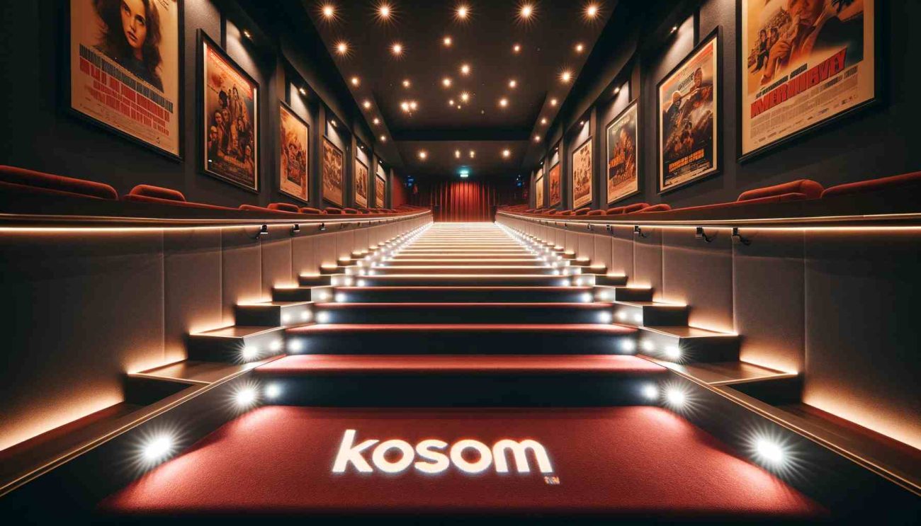 cinema stair lighting