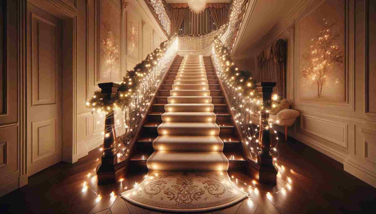 fairy lights for stairs