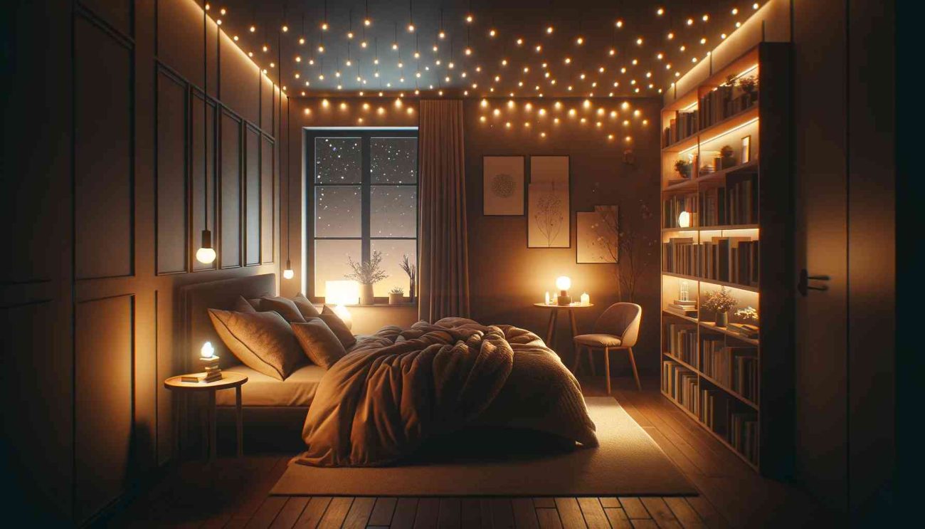string lights for bedroom