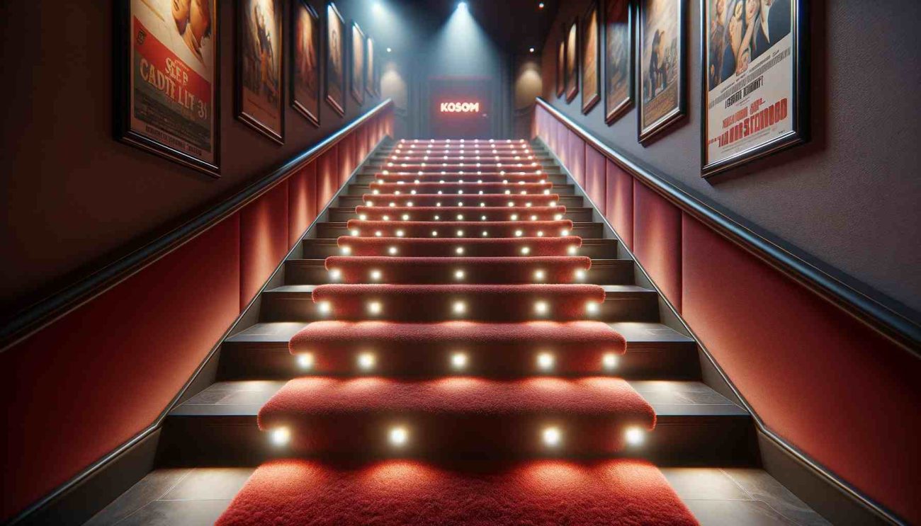 cinema stair lighting