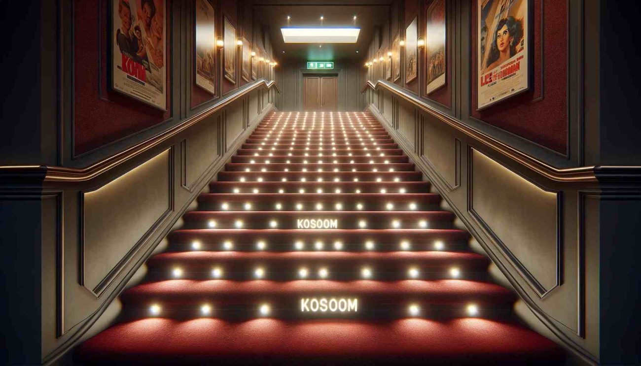cinema stair lighting