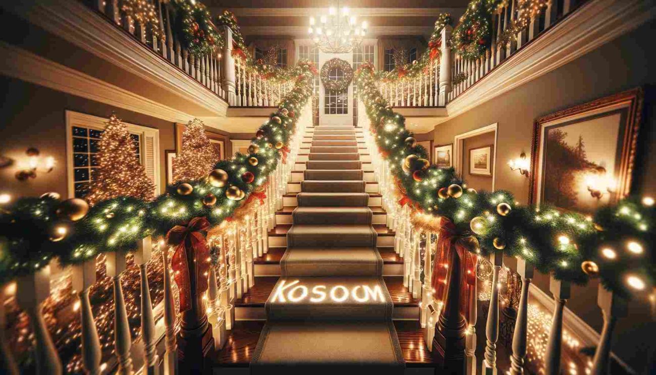how christmas stair decorations with lightsto decorate stairs with christmas lights-About lighting