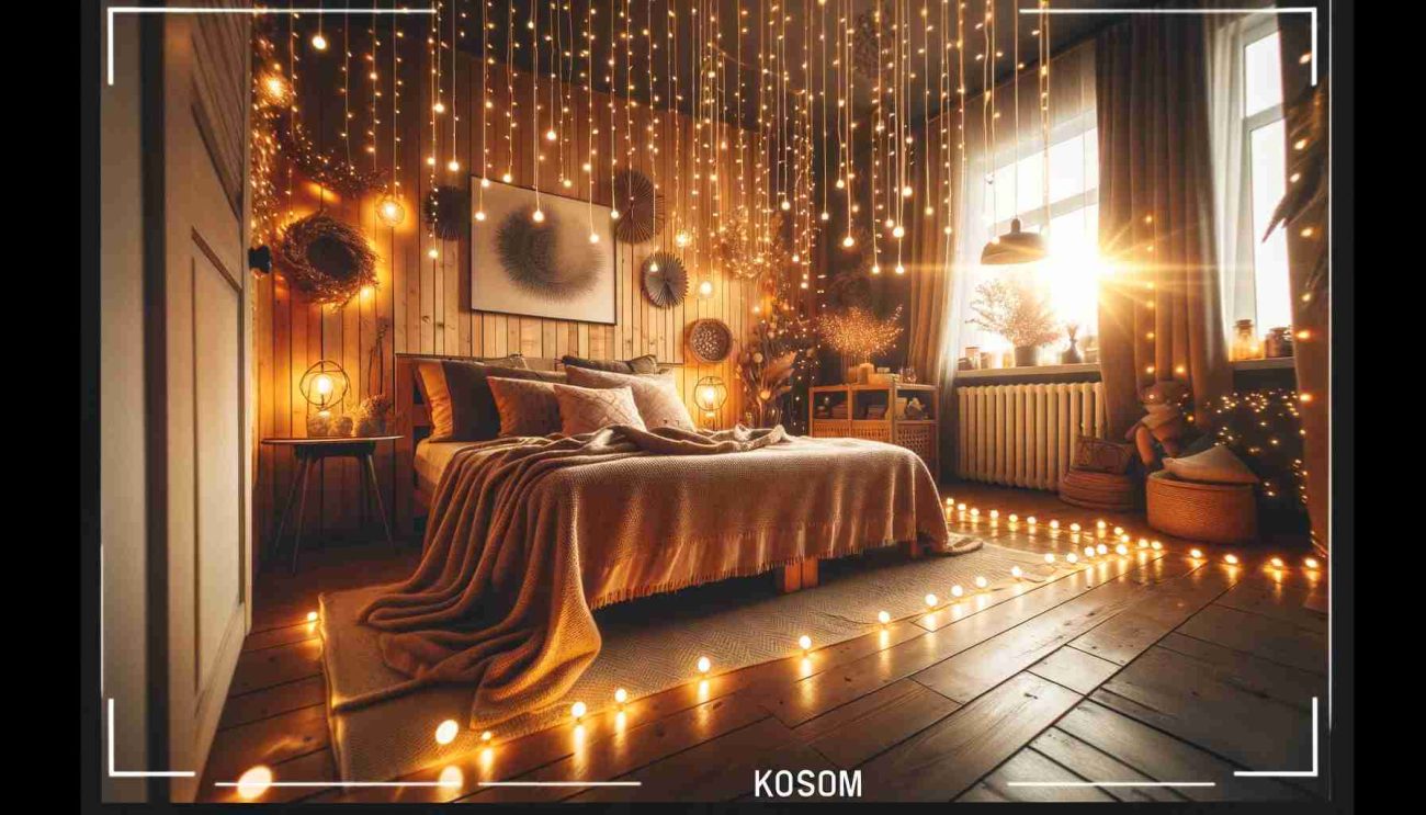 string lights for bedroom