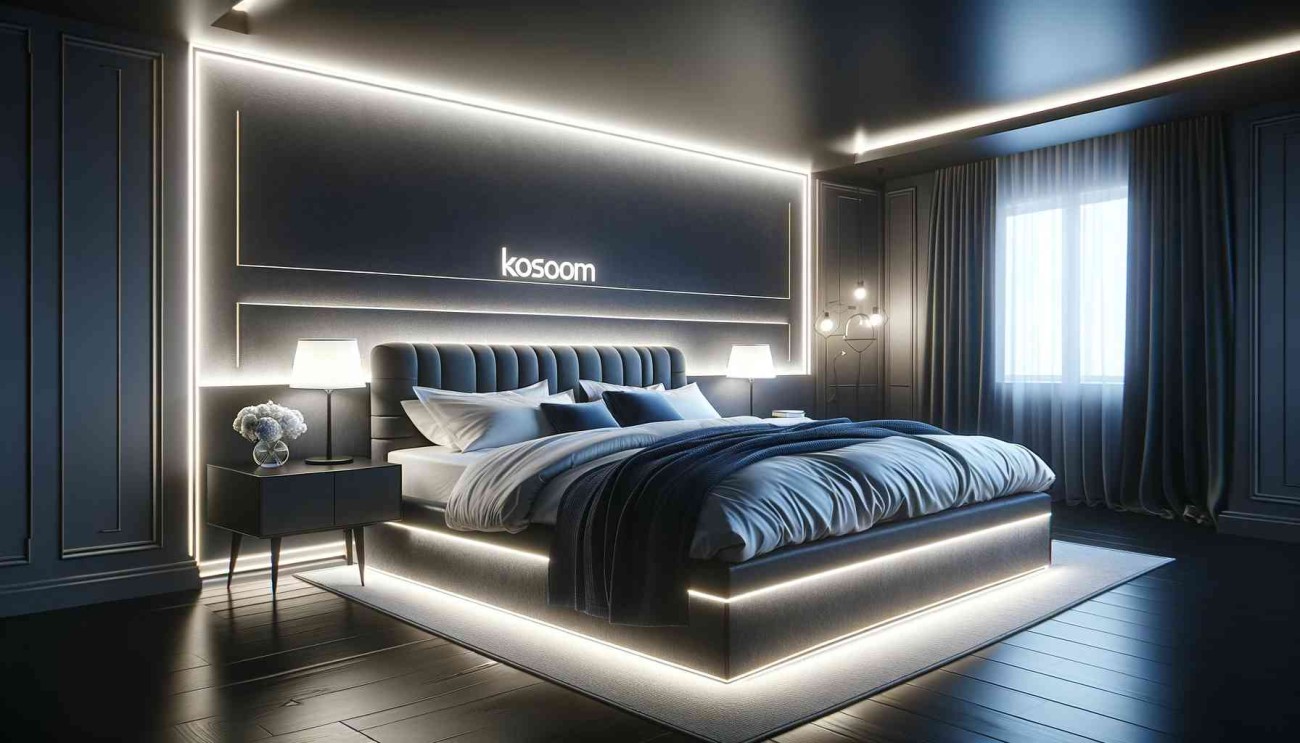where to put led strip lights in bedroom