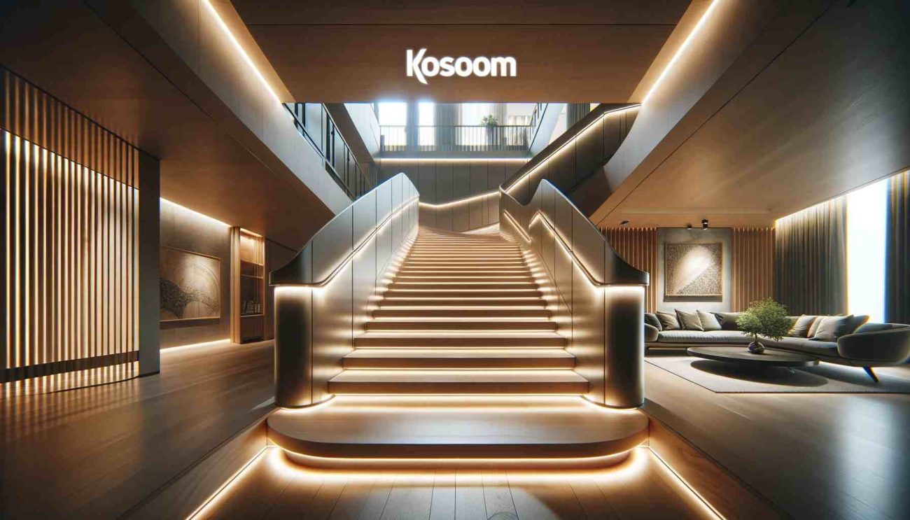 stair handrail lighting