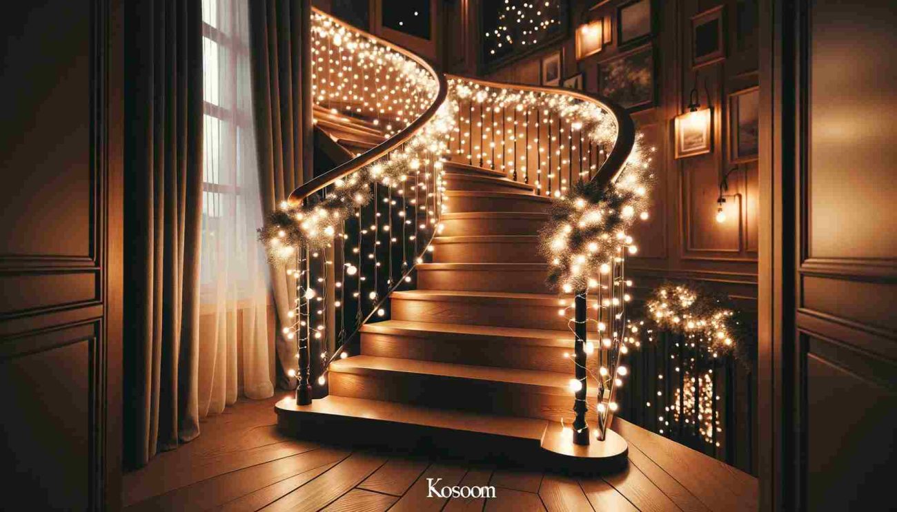 fairy lights for stairs